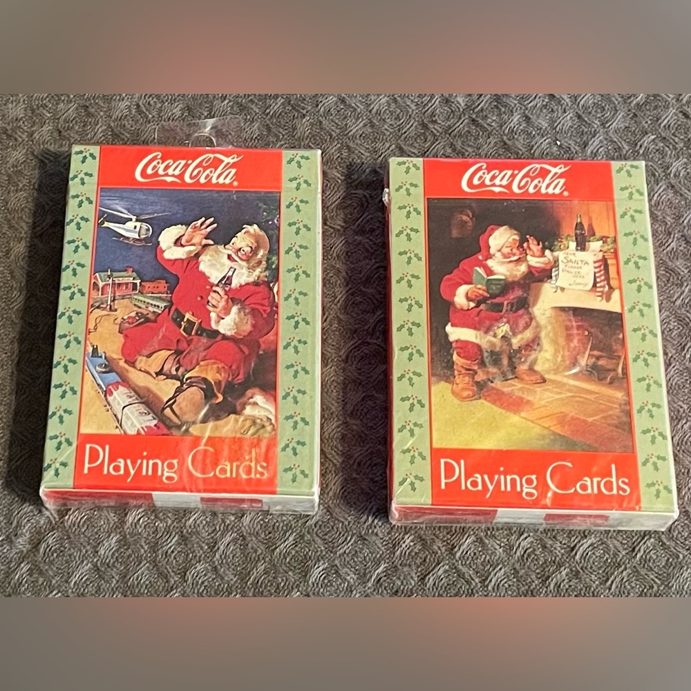 Coca Cola Festive Santa Playing Cards